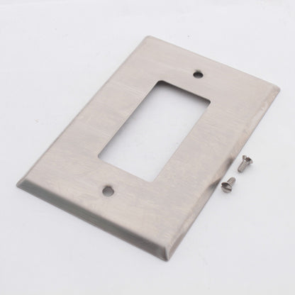 Eaton 93834 Non-Mag Oversize Stainless Steel Decorator Wallplate Cover GFCI GFI