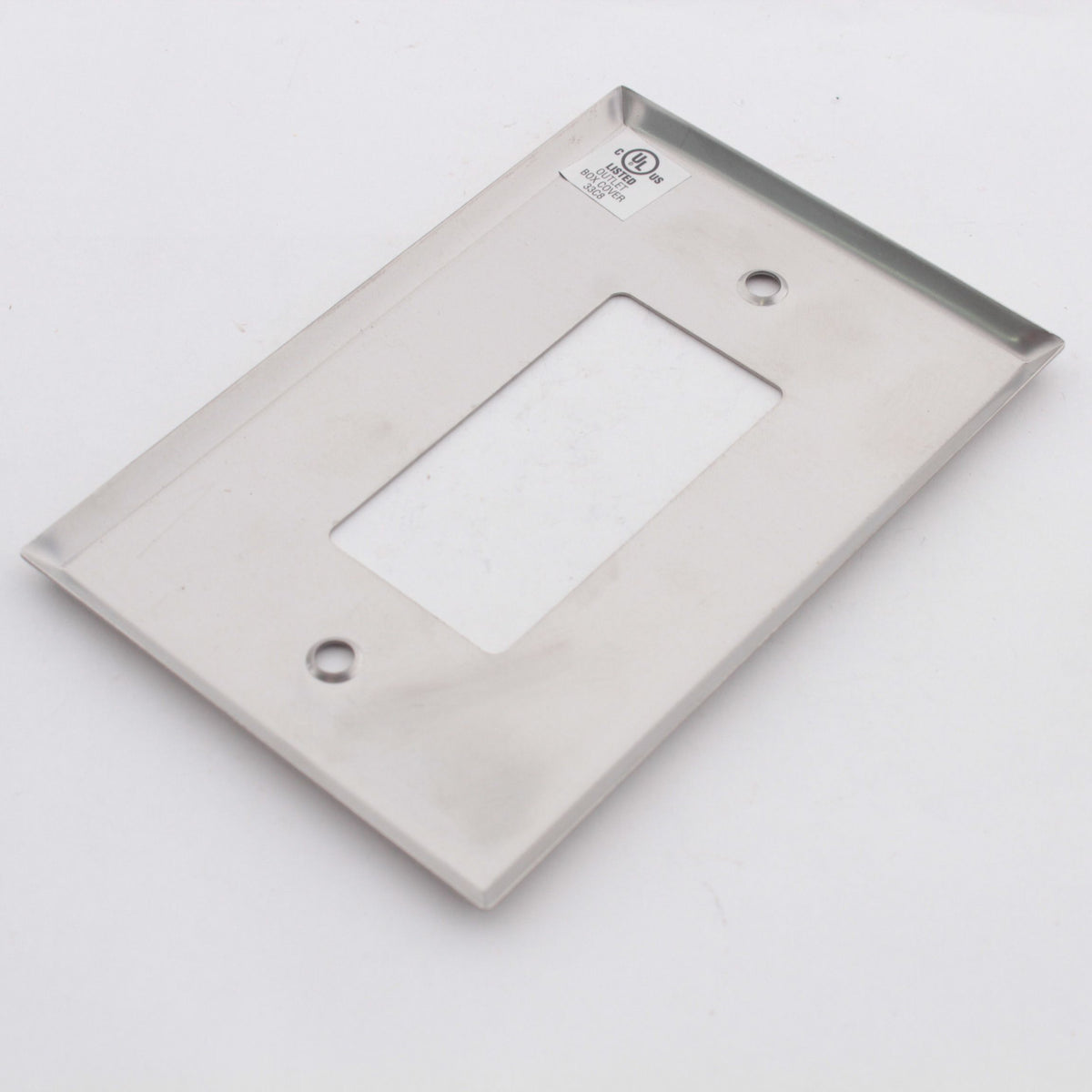 Eaton 93834 Non-Mag Oversize Stainless Steel Decorator Wallplate Cover GFCI GFI