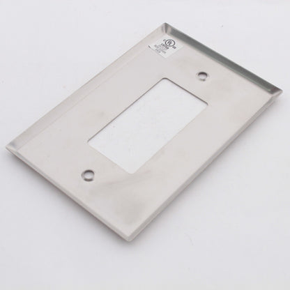 Eaton 93834 Non-Mag Oversize Stainless Steel Decorator Wallplate Cover GFCI GFI
