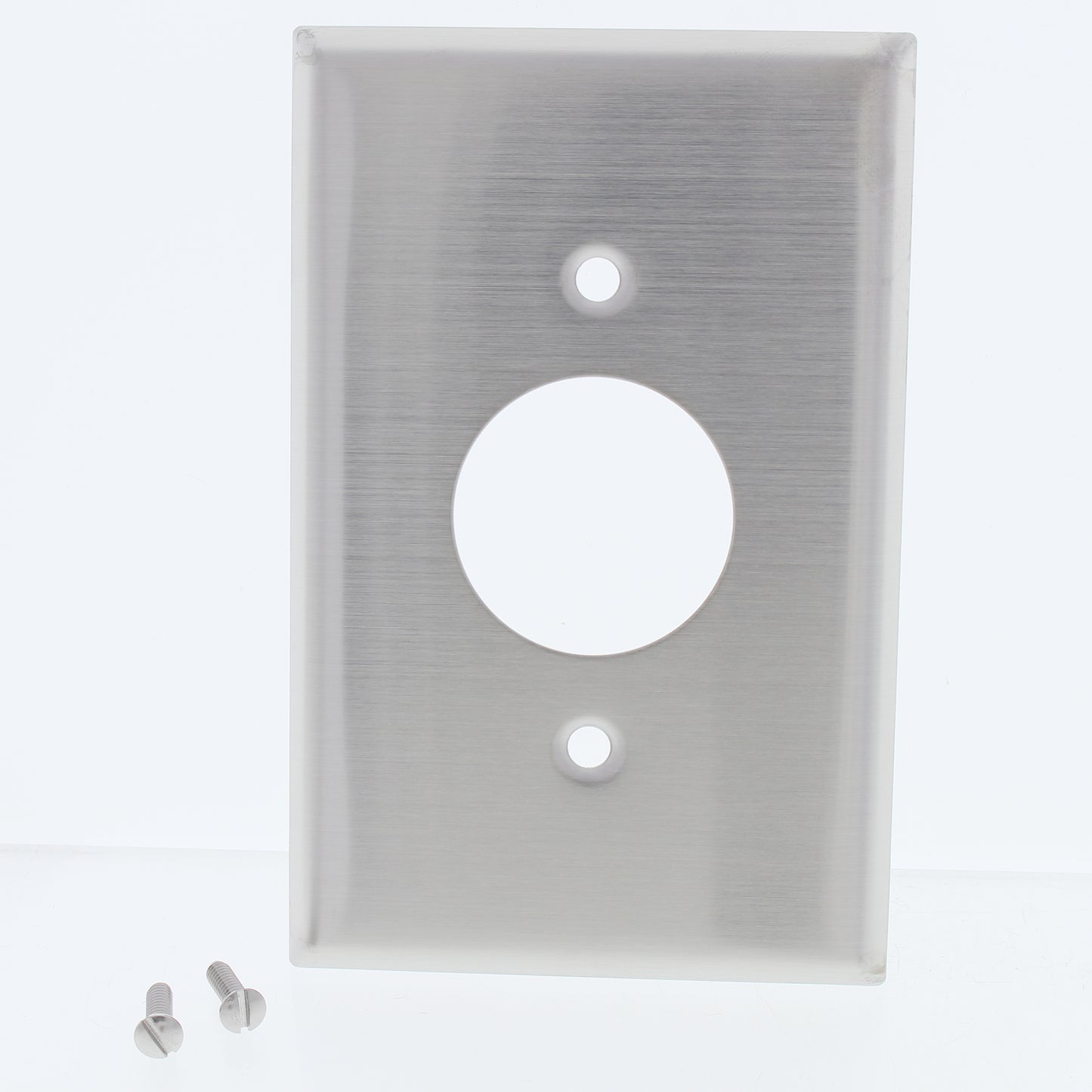 Eaton Mid-size Non-Mag Stainless Steel 1.406" Receptacle Wallplate Cover 93991