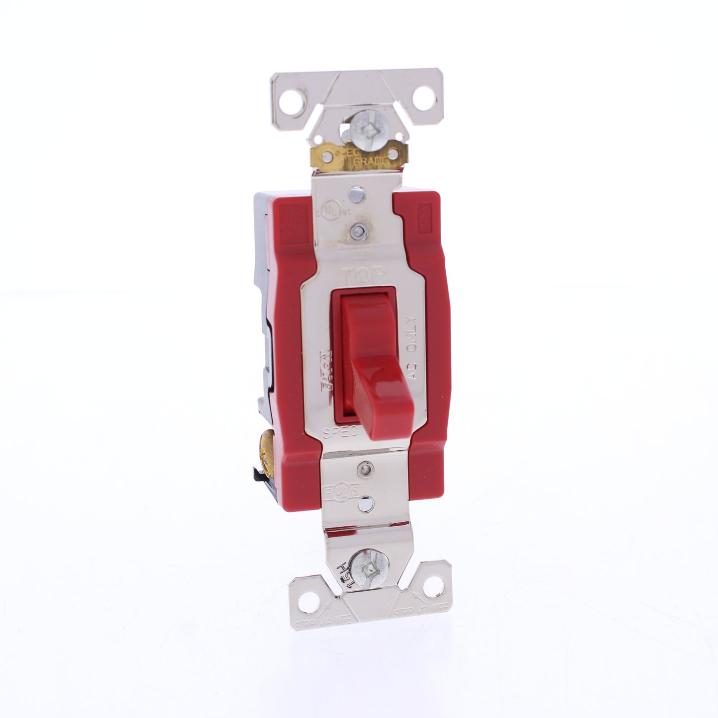 Eaton AH1223RD Red Industrial Grade 3-Way Toggle Light Switch 20A 120/277V 10pcs