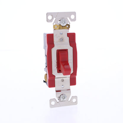Eaton AH1223RD Red Industrial Grade 3-Way Toggle Light Switch 20A 120/277V 10pcs