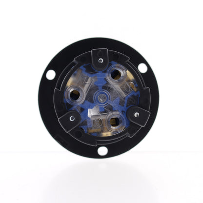 Eaton Blue Twist Turn Locking Flanged Outlet Nema L11-20R 20A 250V 3� AHCL1120FO