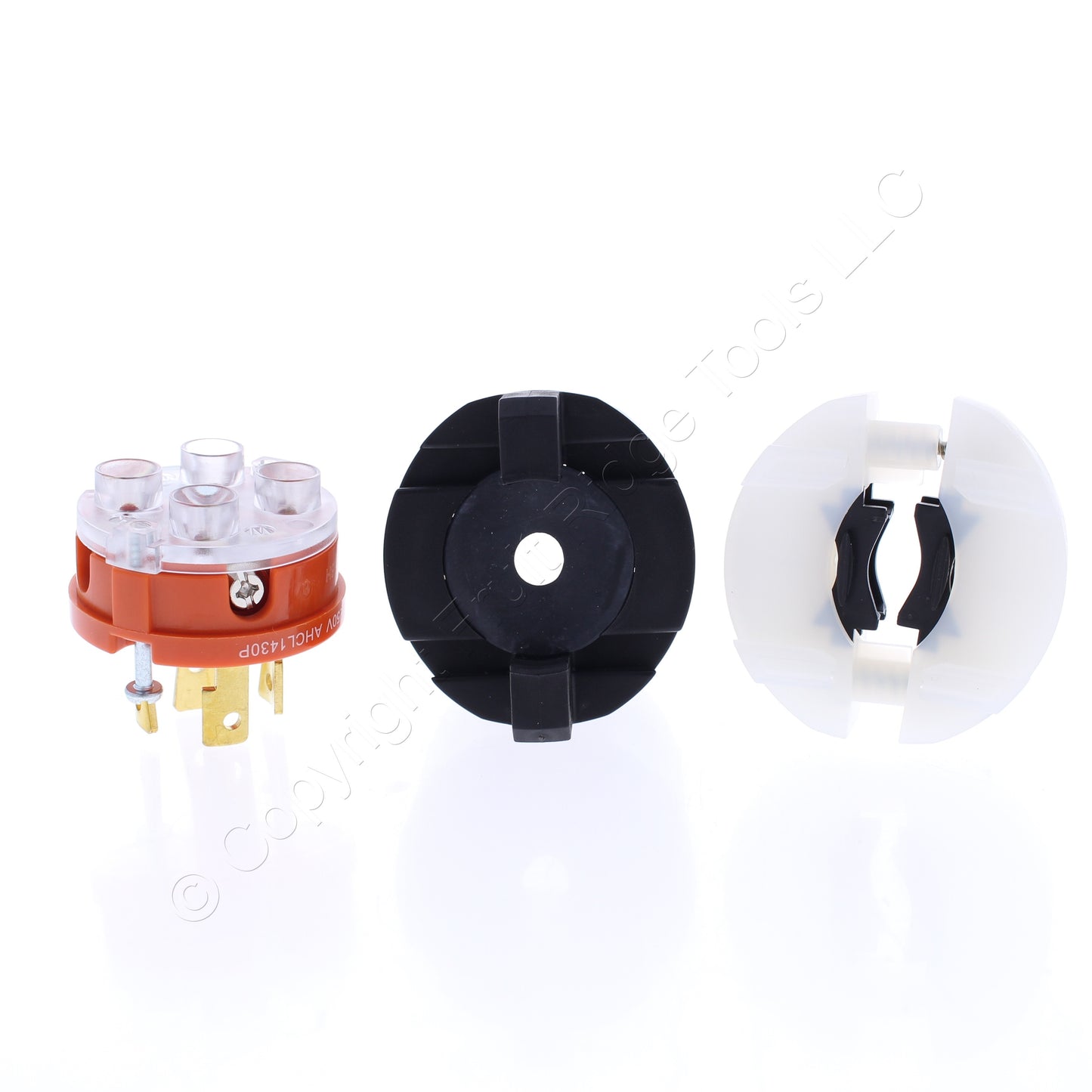 Eaton AHCL1430P Orange Twist Turn Locking Plug Nema L14-30P 30A 125/250V 3P4W