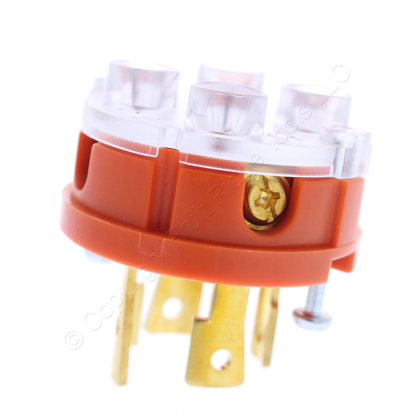 Eaton AHCL1430P Orange Twist Turn Locking Plug Nema L14-30P 30A 125/250V 3P4W