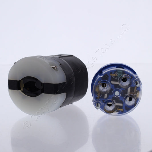 Eaton Blue Twist Turn Locking Plug NEMA L15-30P 30A 250V 3P4W AHCL1530P