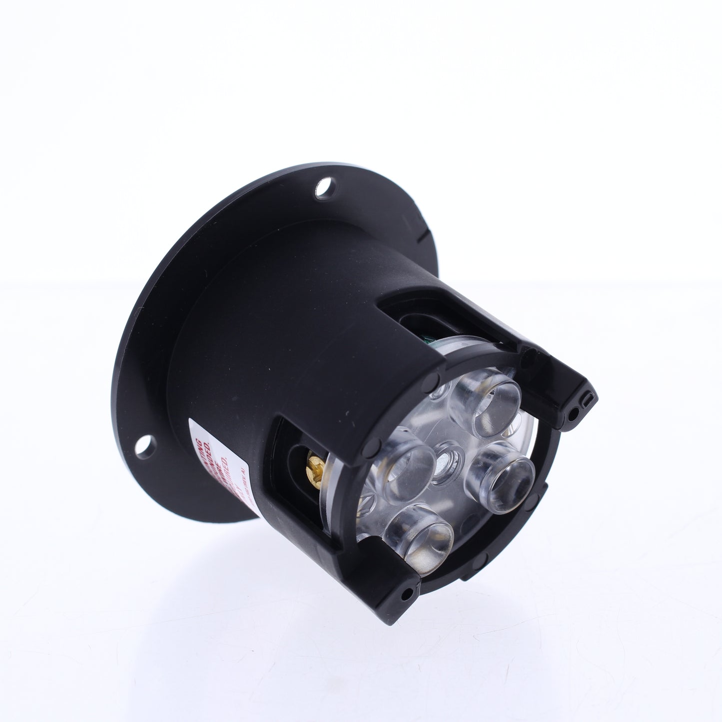 Eaton AHCL1730FI Black Twist Turn Locking Flanged Inlet NEMA L17-30P 30A 600V 3�