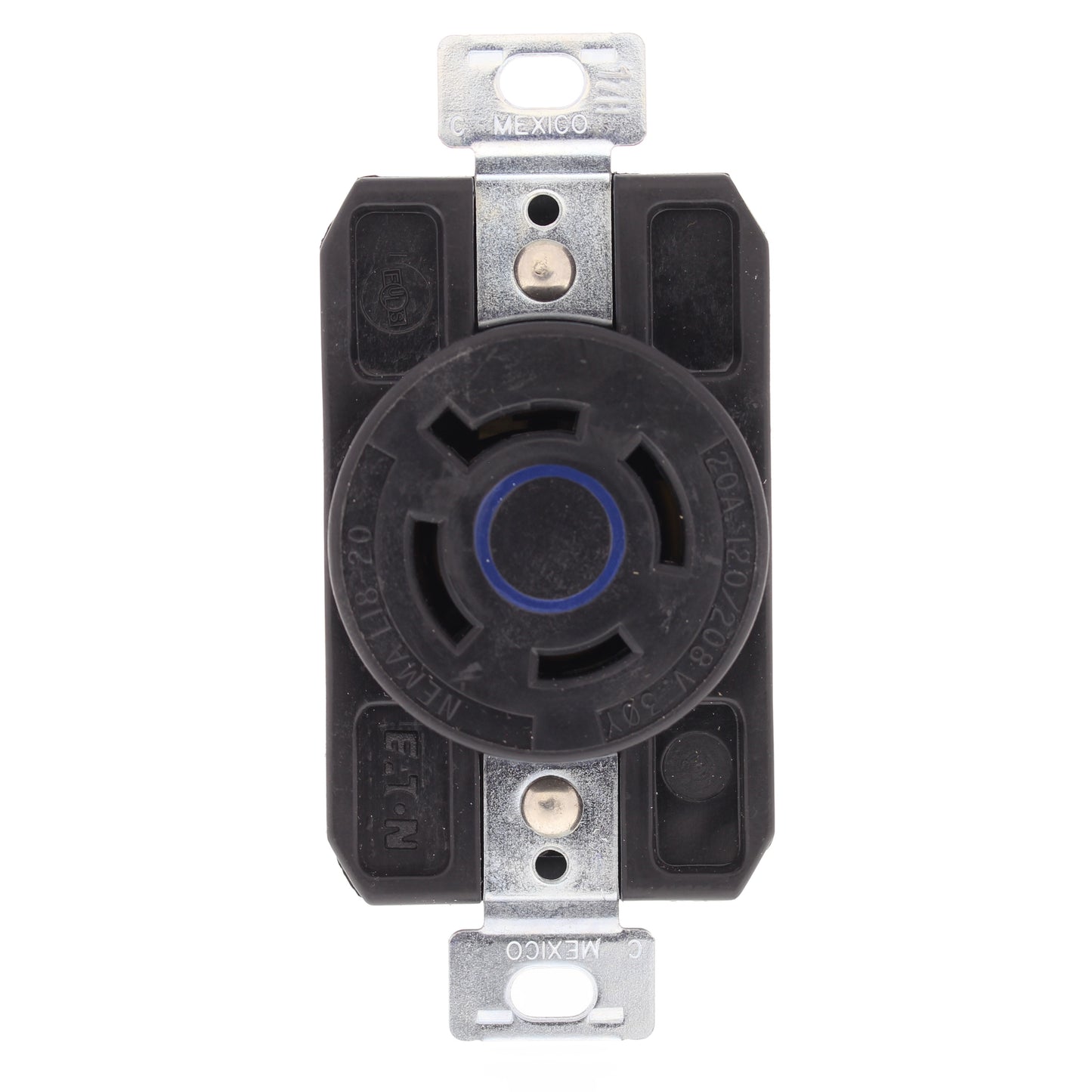Eaton Locking Receptacle Turn Lock Outlet L18-20R 20A 120/208V 3�Y AHCL1820R