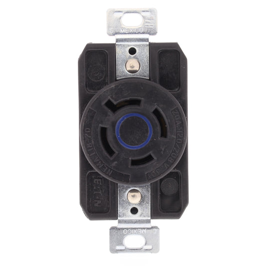 Eaton Locking Receptacle Turn Lock Outlet L18-20R 20A 120/208V 3�Y AHCL1820R