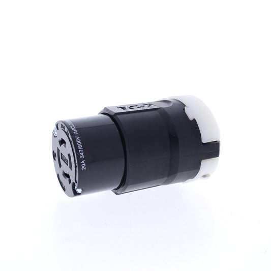 Eaton Twist Turn Locking Plug Connector Nema L20-20R 20A 347/600V 3�Y AHCL2020C