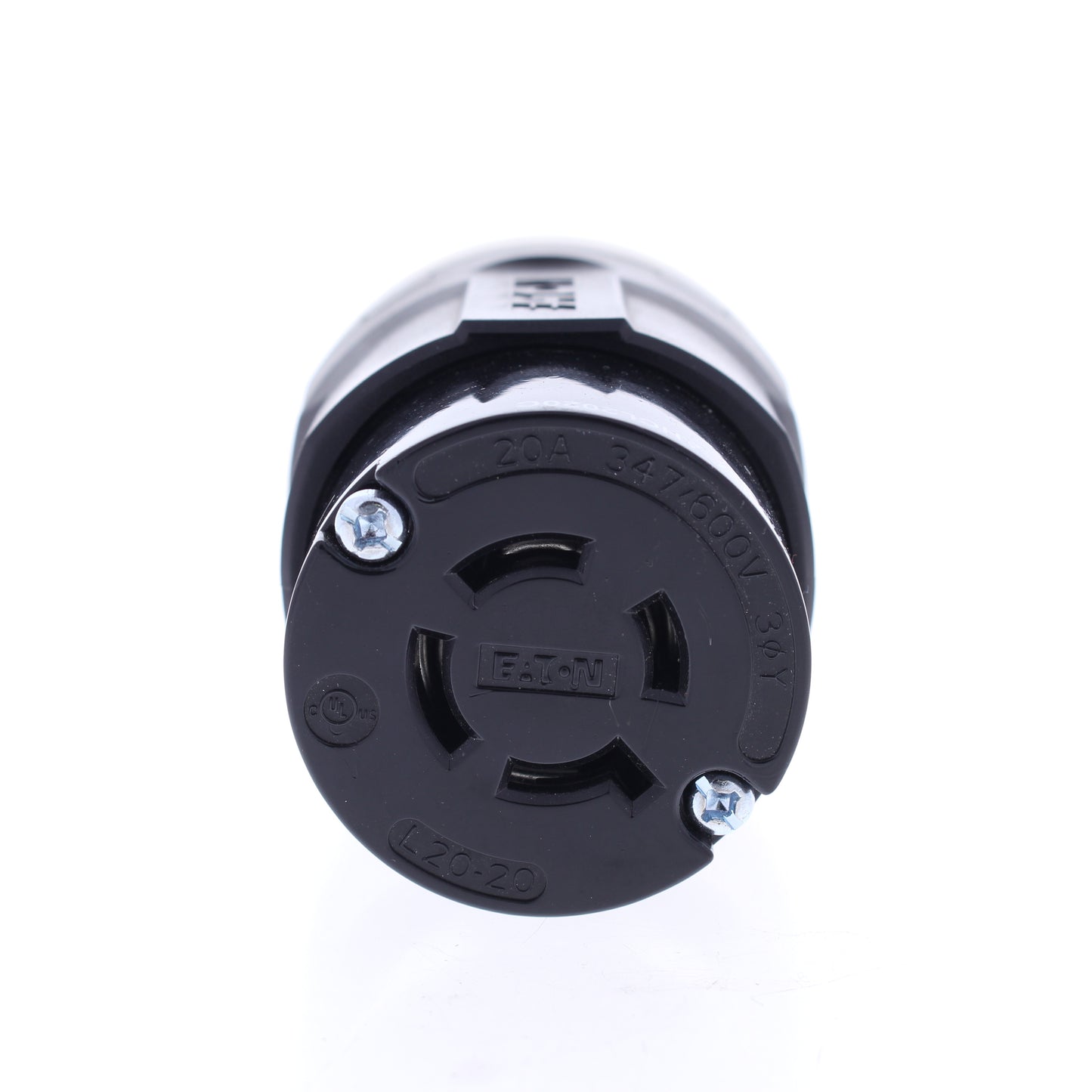 Eaton Twist Turn Locking Plug Connector Nema L20-20R 20A 347/600V 3�Y AHCL2020C