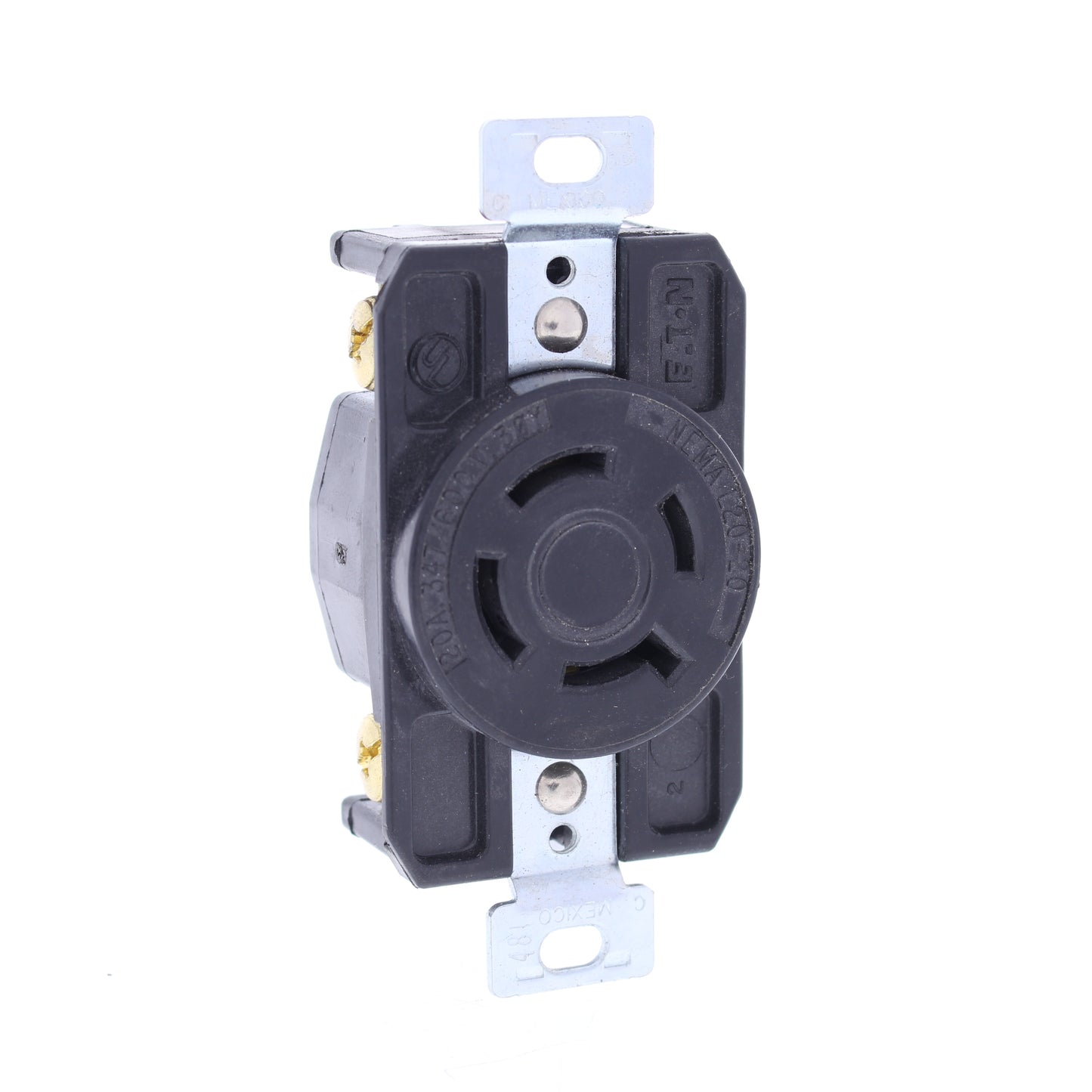 Eaton Turn Locking Receptacle Twist Outlet  L20-20R 20A 347/600V 3�Y AHCL2020R