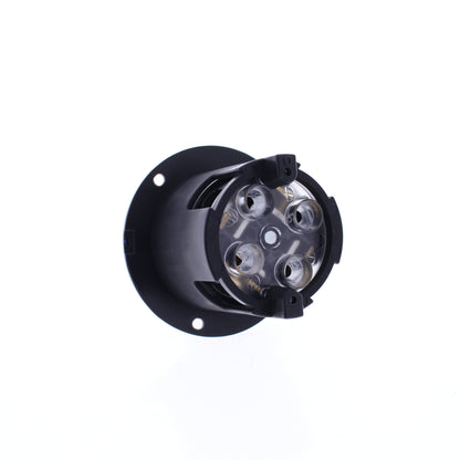 Eaton Black L20-30P Twist Turn Locking Flanged Inlet 30A 347/600V 3�Y AHCL2030FI