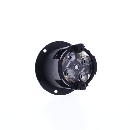 Eaton Black L20-30P Twist Turn Locking Flanged Inlet 30A 347/600V 3�Y AHCL2030FI