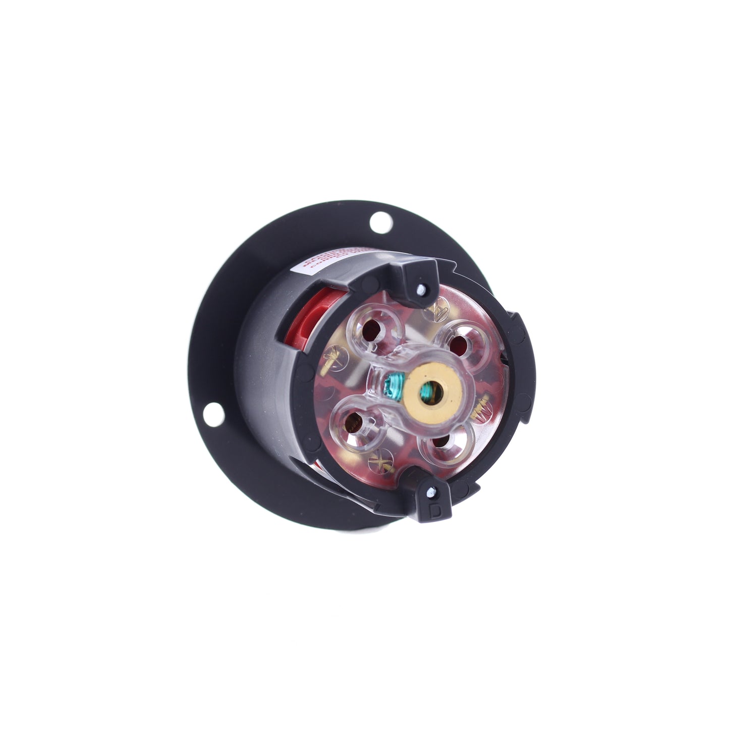 Eaton Red Twist Turn Locking Flanged Inlet L22-20P 20A 277/480V 3�Y AHCL2220FI