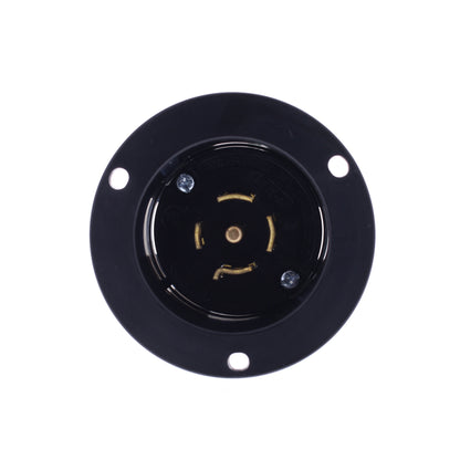 Eaton Black Twist Turn Locking Flanged Inlet L23-20P 20A 347/600V 3�Y AHCL2320FI