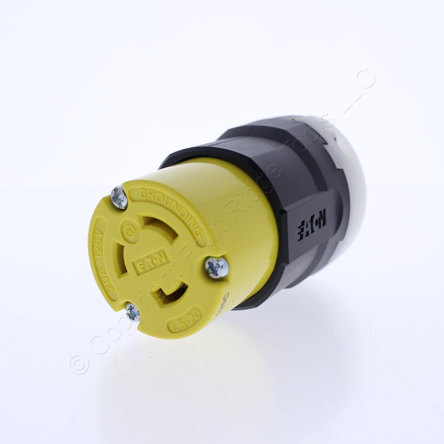 Eaton Yellow Locking Connectors Twist Lock NEMA L5-20 L5-20R 20A 125V AHCL520C