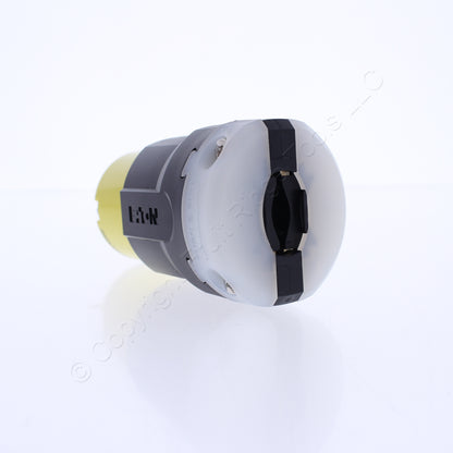 Eaton Yellow Locking Connectors Twist Lock NEMA L5-20 L5-20R 20A 125V AHCL520C