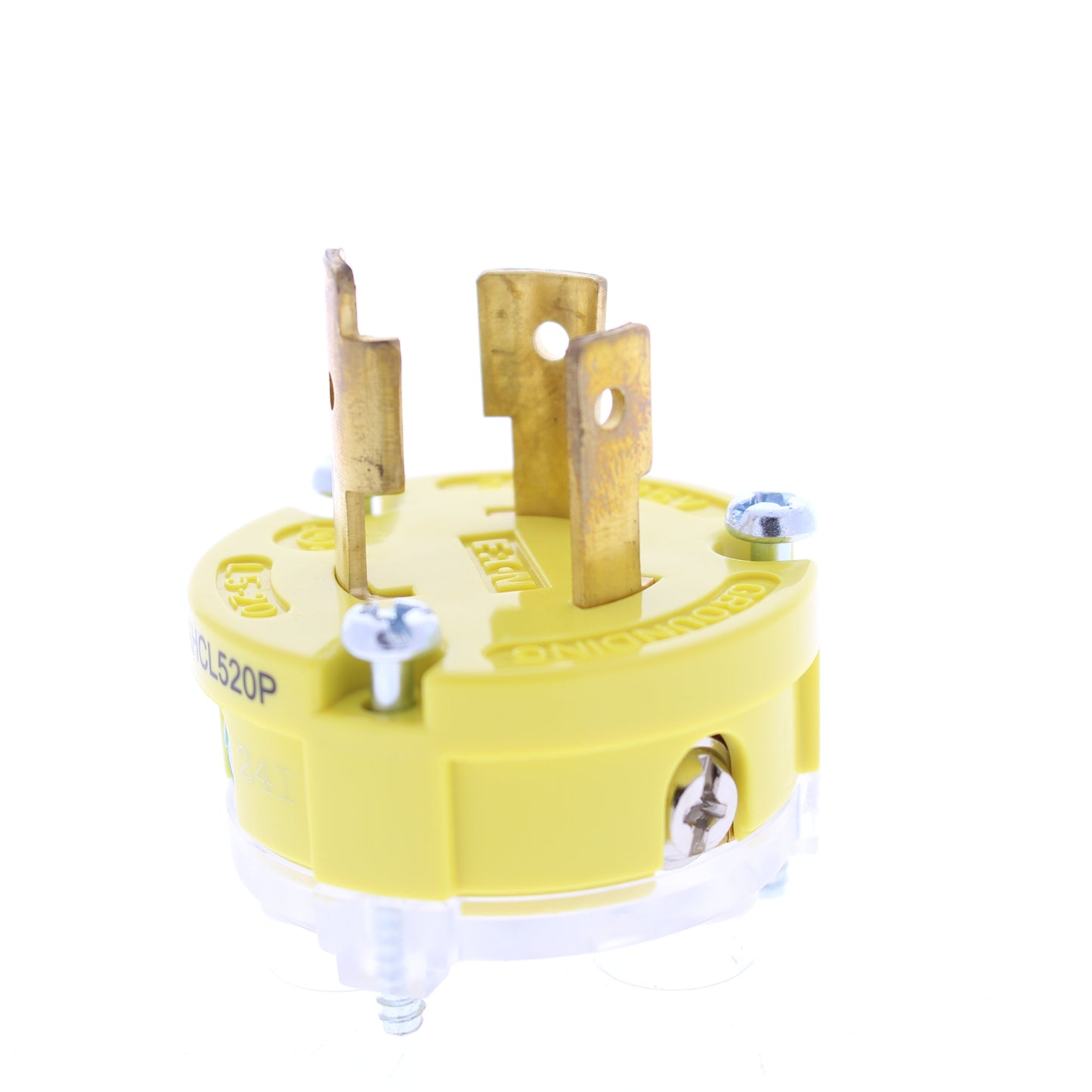 10 Eaton Yellow Twist Turn Locking Plugs NEMA L5-20P 20A 125V 2P3W AHCL520P