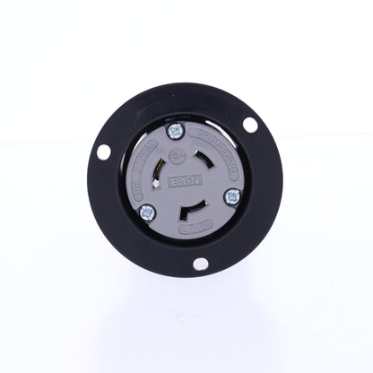 Eaton Gray Turn Locking Flanged Outlet Receptacle Nema L7-20R 20A 277V AHCL720FO