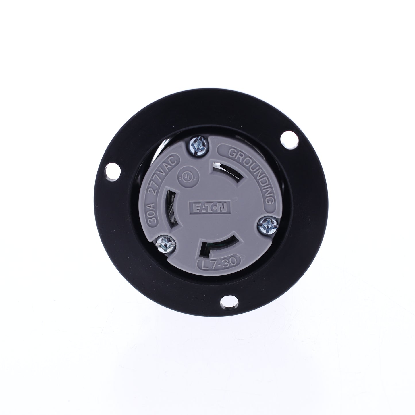 Eaton Gray Twist Turn Locking Flanged Outlet Nema L7-30R 30A 277V AHCL730FO