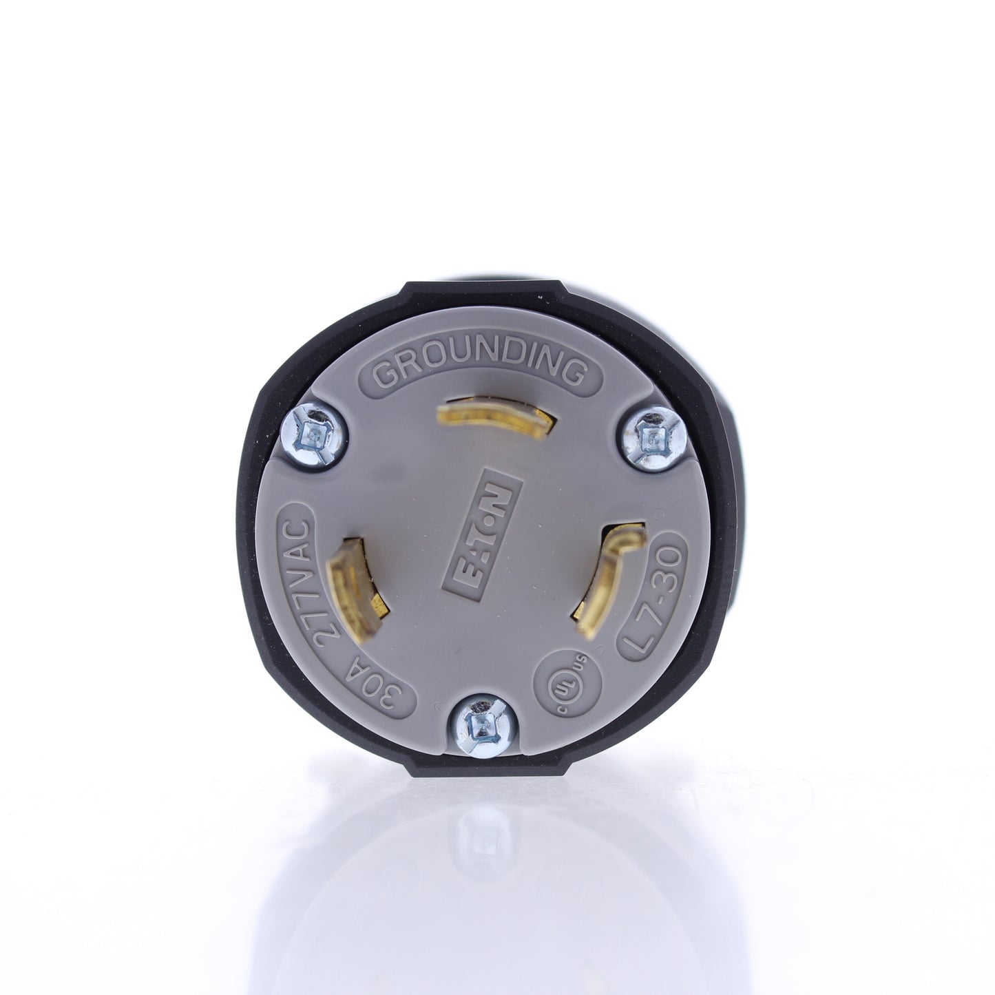Eaton Gray Twist Turn Locking Plug Hart-Lok Nema L7-30P 30A 277V 2P3W AHCL730P