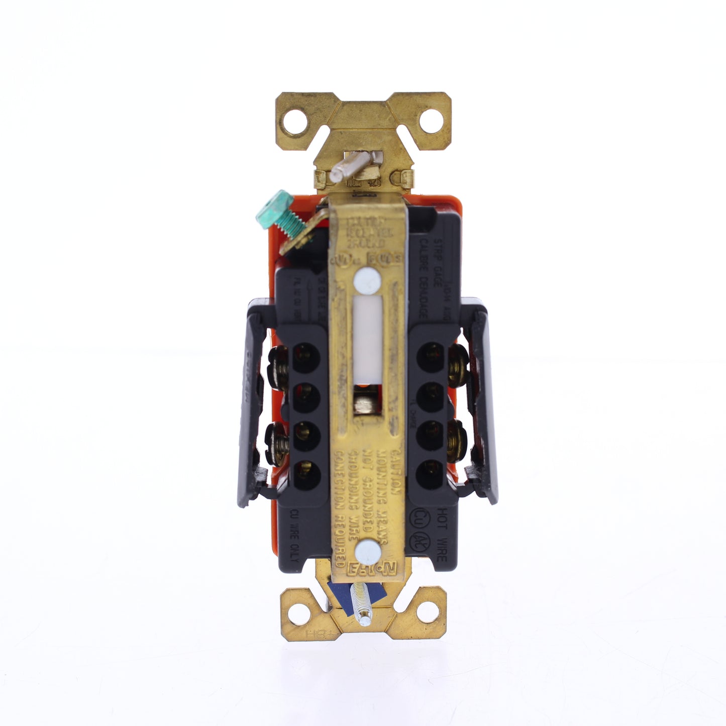 Eaton Orange Industrial Isolated Ground Receptacle Outlet 5-20R 20A IGAH5362RN