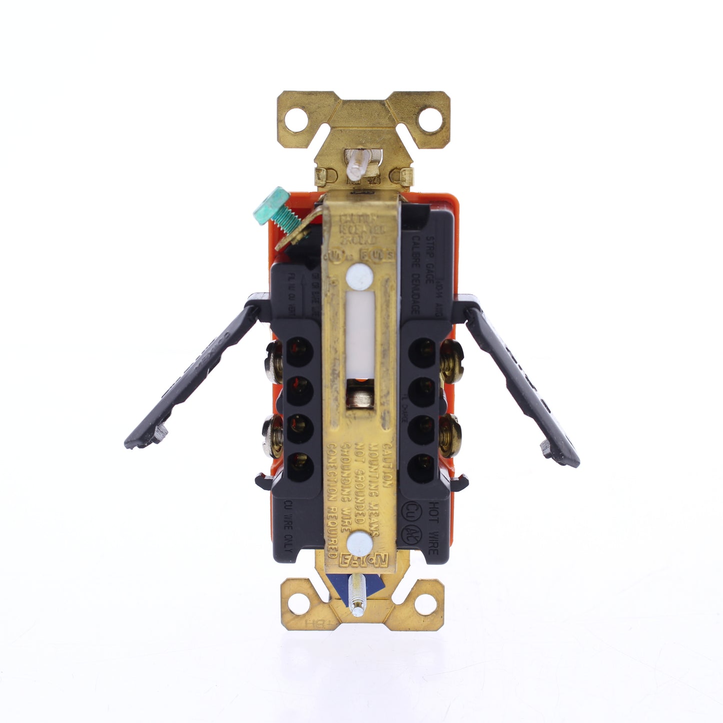 Eaton Orange Industrial Isolated Ground Receptacle Outlet 5-20R 20A IGAH5362RN