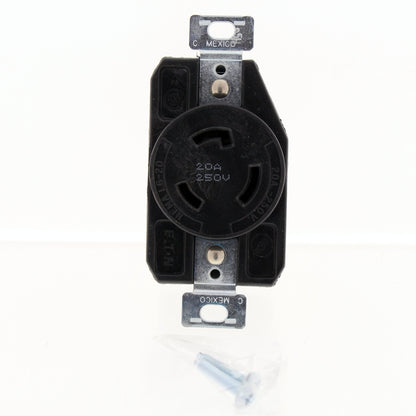 Eaton Arrow Hart Blue Turn Locking Receptacle Outlet L6-20R 20A 250V AHCL620R