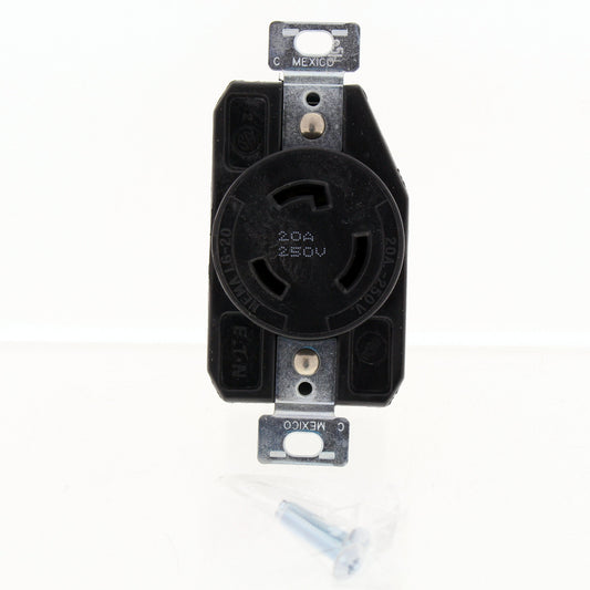 Eaton Arrow Hart Blue Turn Locking Receptacle Outlet L6-20R 20A 250V AHCL620R
