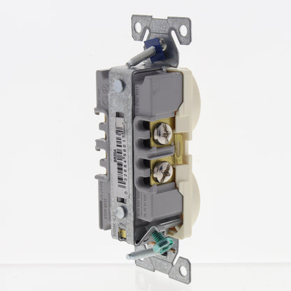 Eaton BR20A Almond 20A Duplex Outlet Receptacle Nema 5-20R Bulk Commercial Grade