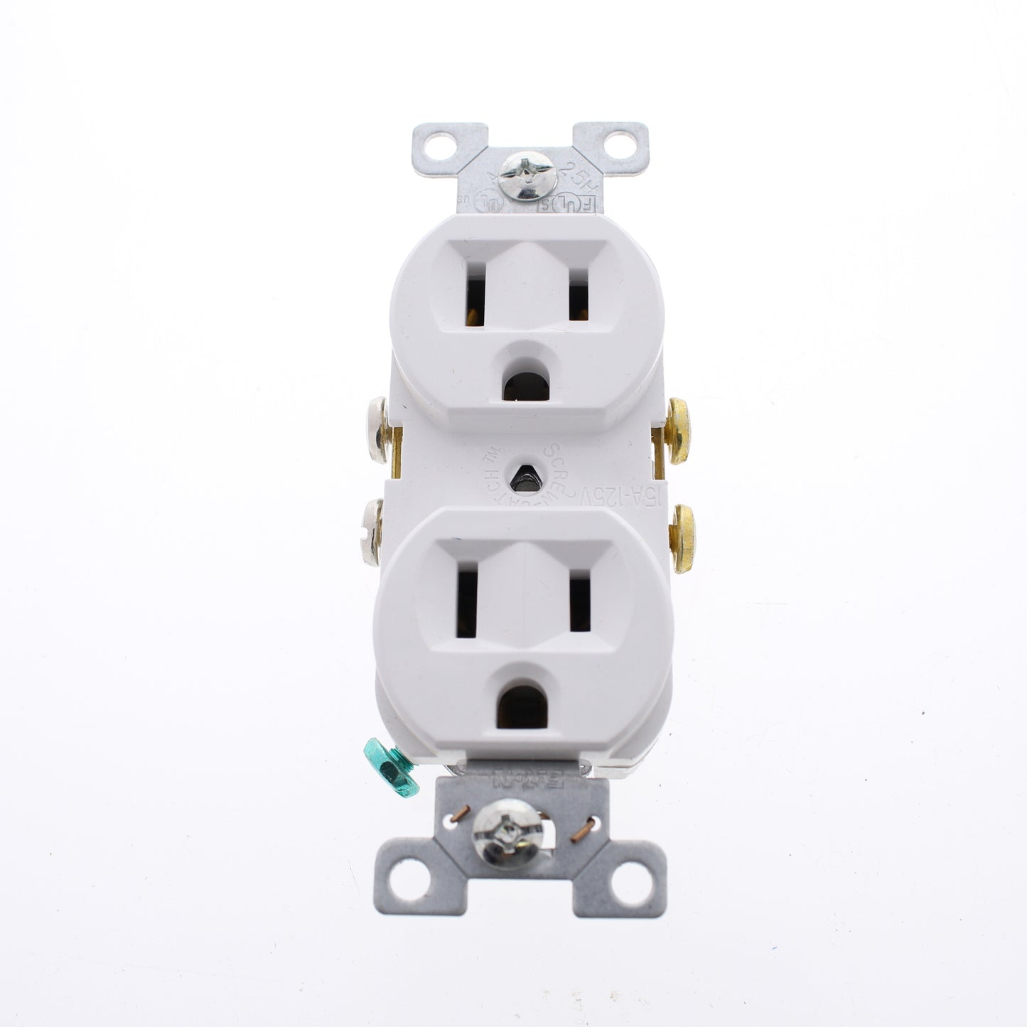 10 Eaton White Commercial Grade Outlet Receptacles Nema 5-15R 15A 125V CR15W