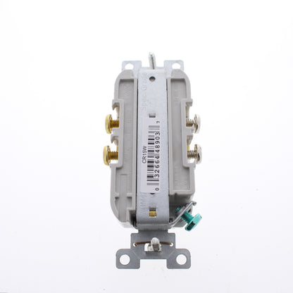 10 Eaton White Commercial Grade Outlet Receptacles Nema 5-15R 15A 125V CR15W