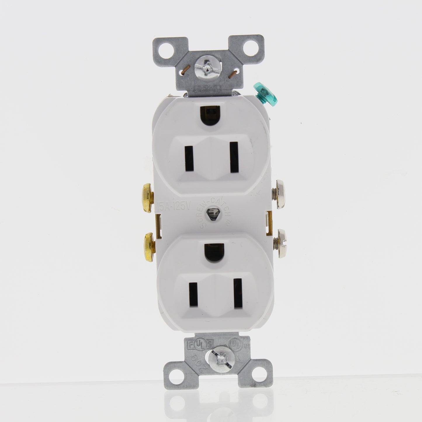 Eaton CR15W White Commercial Grade 15A Outlet Receptacles Nema 5-15R 125V 2pk