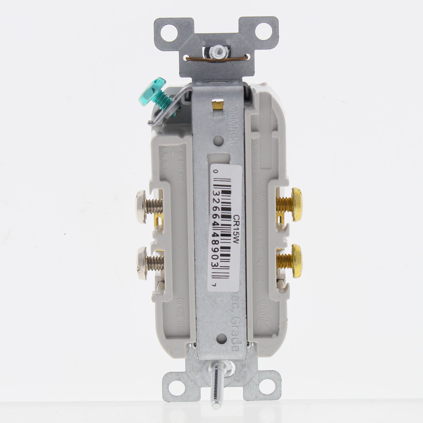 Eaton CR15W White Commercial Grade 15A Outlet Receptacles Nema 5-15R 125V 2pk