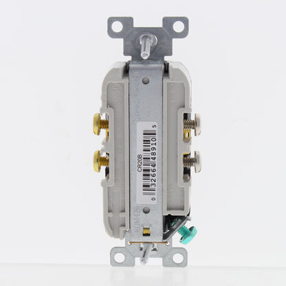 Eaton CR20B Brown 20A Duplex Outlet Receptacle Nema 5-20R 125V Bulk Commercial