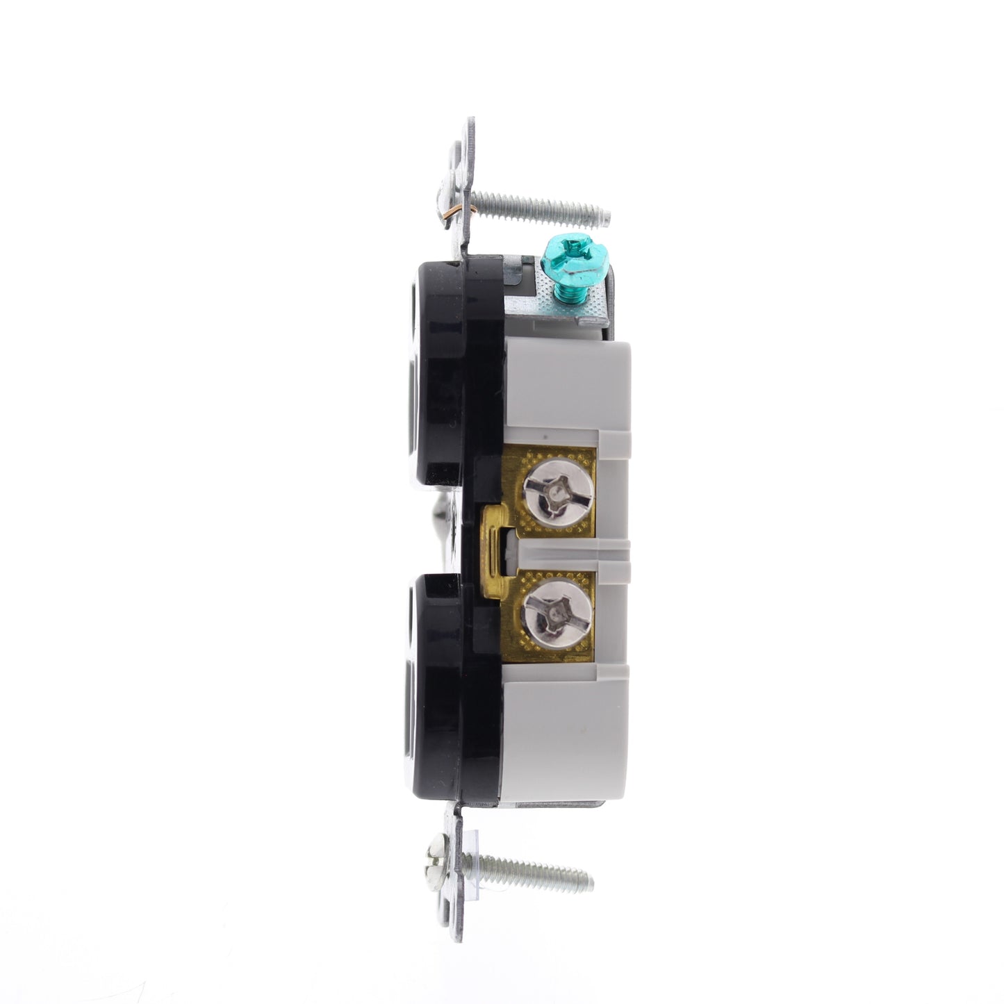 Eaton CR20BK Black 20A Duplex Outlet Receptacle Nema 5-20R 125V Bulk Commercial