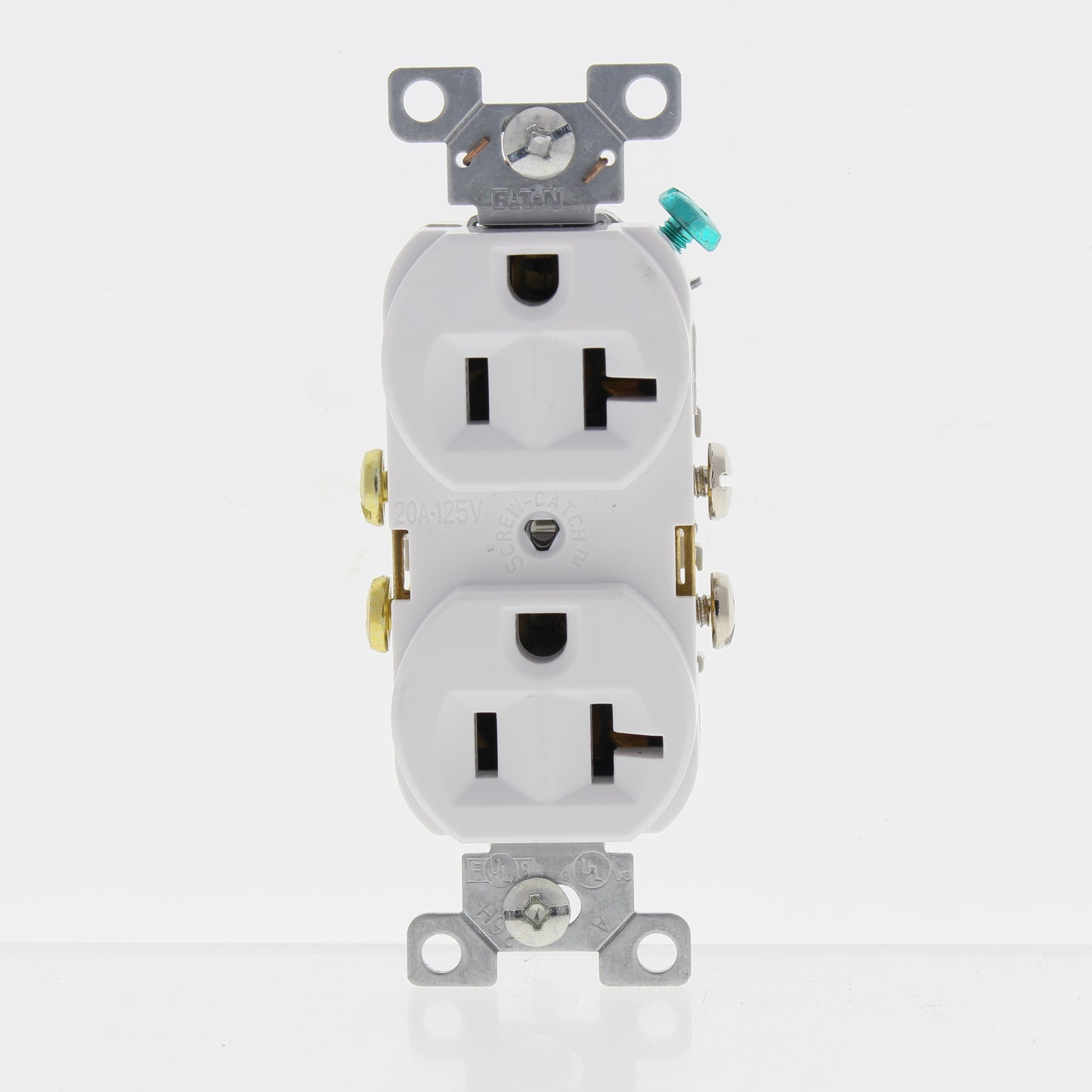 10 Eaton White Commercial Grade Duplex Outlet Receptacles NEMA 5-20R 20A CR20W