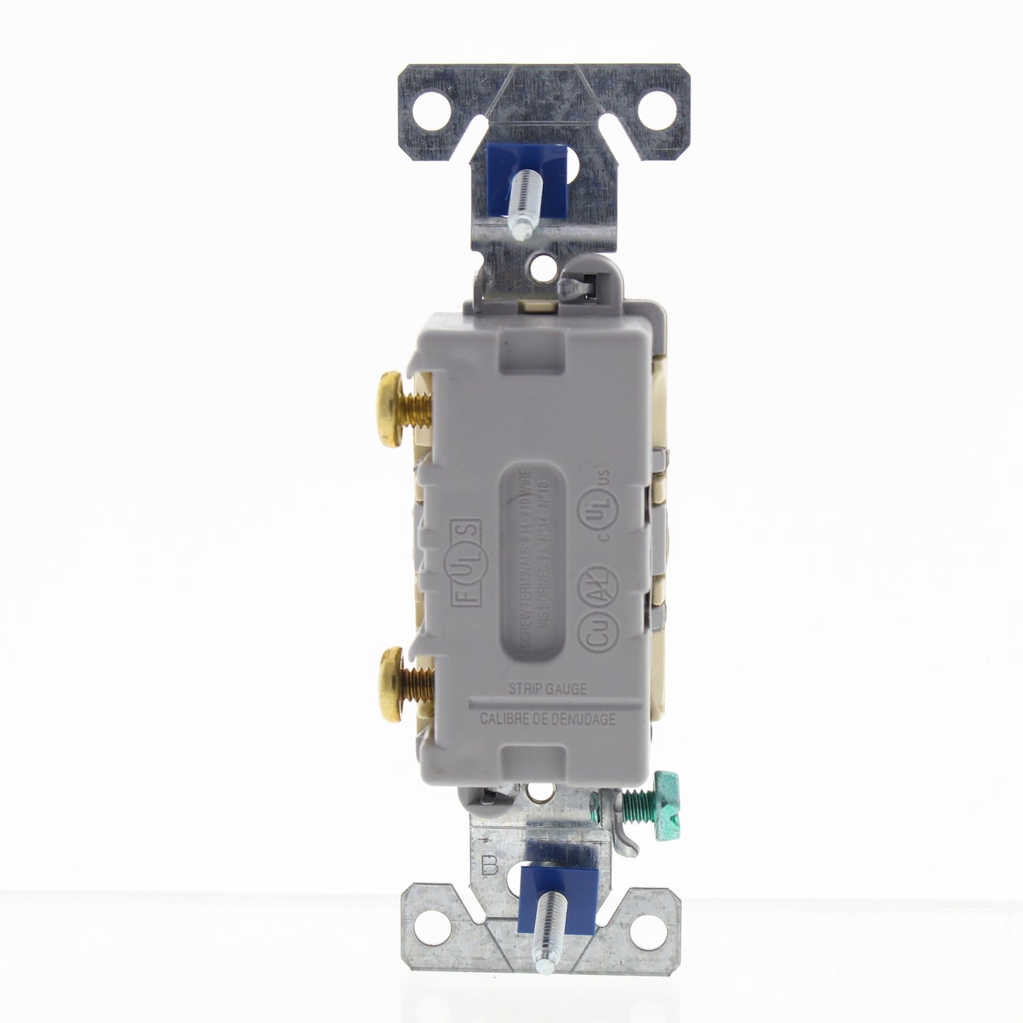 Eaton CS120V Ivory Commercial Single Pole On/Off Toggle Light Switch 20A Bulk