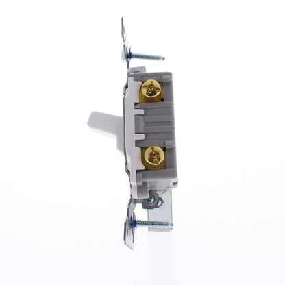 10 Eaton White Commercial Single Pole ON/OFF Toggle Light Switches 20A CS120W