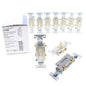 10 Eaton Ivory Commercial Double Pole Toggle Wall Light Switcesh 20A Bulk CS220V