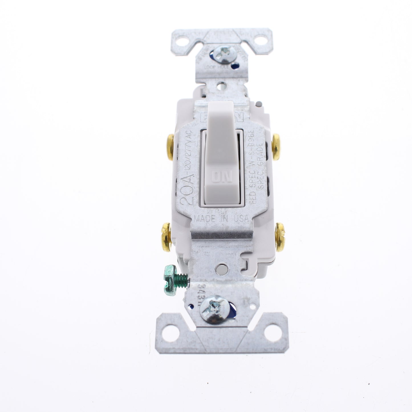 10 Eaton White Commercial Double Pole Toggle Wall Light Switcesh 20A Bulk CS220W