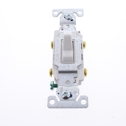 10 Eaton White Commercial Double Pole Toggle Wall Light Switcesh 20A Bulk CS220W