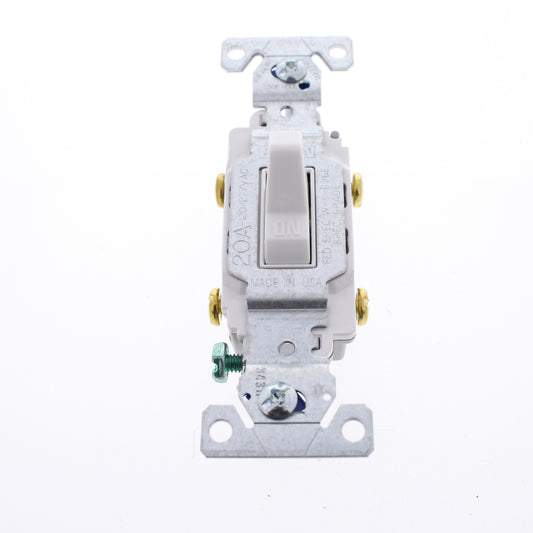 10 Eaton White Commercial Double Pole Toggle Wall Light Switcesh 20A Bulk CS220W
