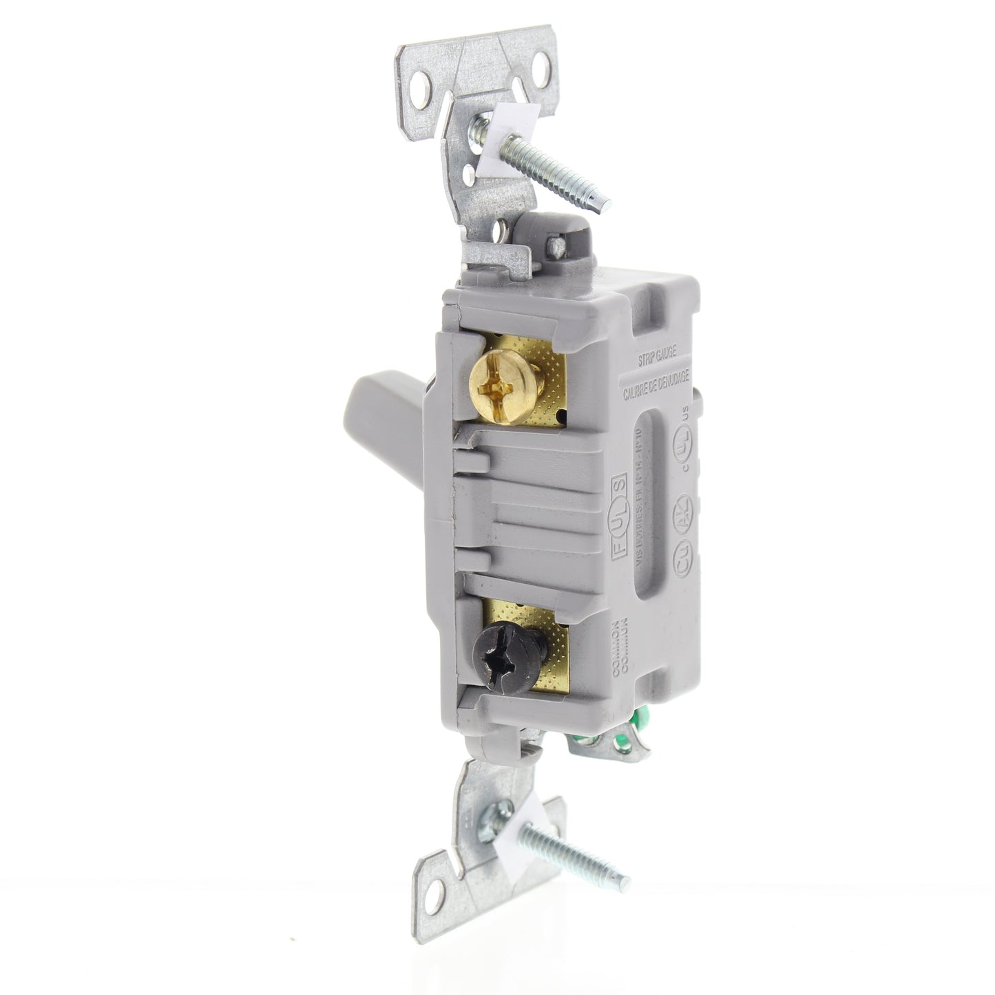 Eaton CS315GY Gray Commercial Grade Toggle Light Switch 3-Way 15A 120/277V Bulk