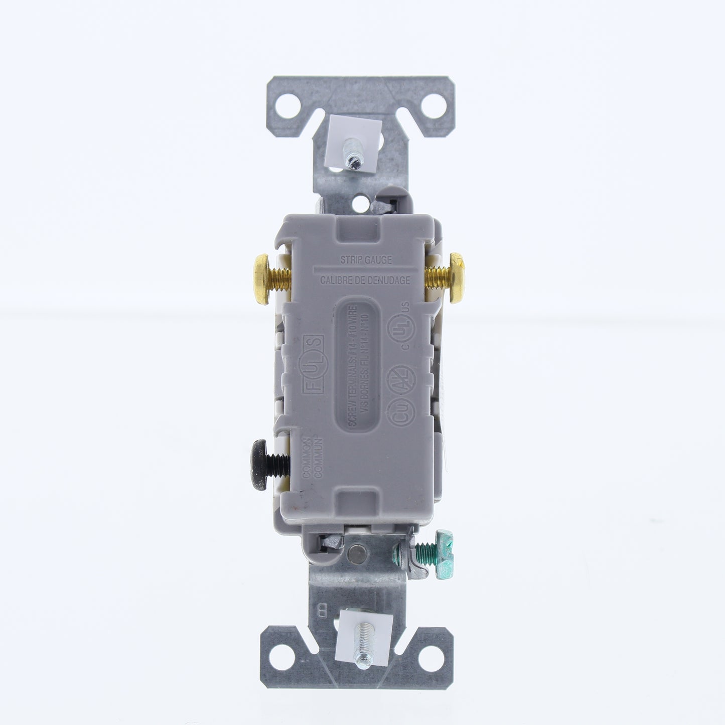 Eaton White Commercial Grade Toggle Wall Light Switch 3-Way 15A Bulk CS315W