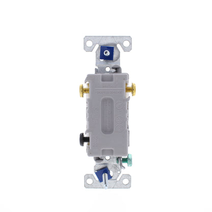 10 Eaton White Commercial Toggle Wall Light Switches 3-Way Control 20A CS320W