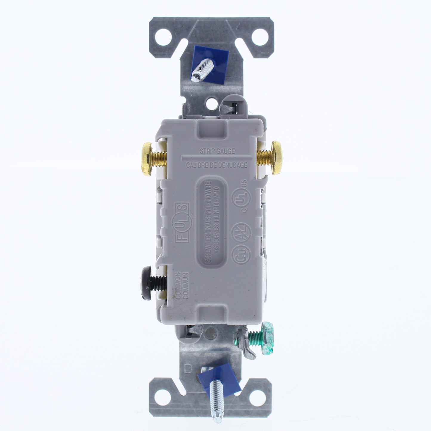Eaton White Commercial Toggle Wall Light Switch 3-Way 20A Bulk CS320W