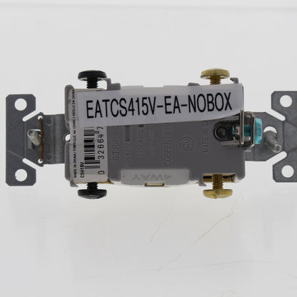 Eaton CS415V Ivory Commercial Toggle Wall Light Switches 4Way 15A 120/277V Bulk