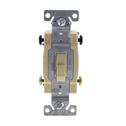 Eaton CS415V Ivory Commercial Toggle Wall Light Switches 4Way 15A 120/277V Bulk